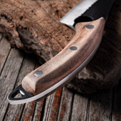 5.5" Meat Cleaver Hunting Knife Handmade Forged Boning Knife Serbian Chef Knife Stainless Steel Kitchen Knife Butcher Fish Knife - Wowza