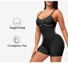 Open Crotch Bodysuit Shape wear Jumpsuit Body Shaper Compress Tummy Control Shapers Spandex Elastic Shape Seamless Smooth