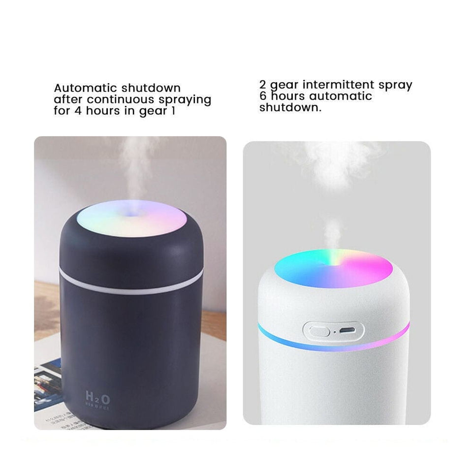 VIP Portable Humidifier USB Ultrasonic Dazzle Cup Aroma Diffuser Cool Mist Maker Air Humidifier Purifier with Romantic Light