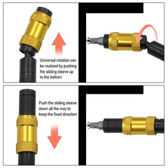 Screwdriver Bits 1/4 "Hex Magnetic Ring  Drill Hand Tools Drill Bit Extension Rod Quick Change Holder Drive Guide Screw Drill Tip