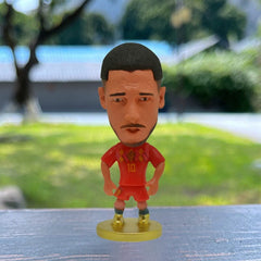 6.5cm Soccer Star Figure Mini Football Player Car Ornaments Collection Doll Star Sports Action Figures Souvenirs Toys Fans Gifts