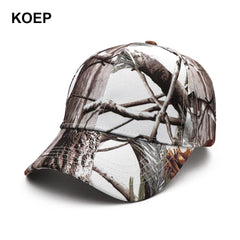 KOEP New Camo Baseball Cap Fishing Caps Men Outdoor Hunting Camouflage Jungle Hat Airsoft Tactical Hiking Casquette Hats