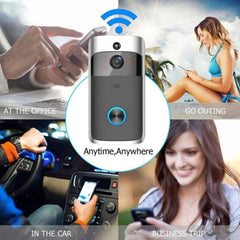 WiFi doorbell Camera Smart WI-FI Video Intercom Door Bell Video Call For Apartments IR Alarm Wireless Security Camera Doorbell