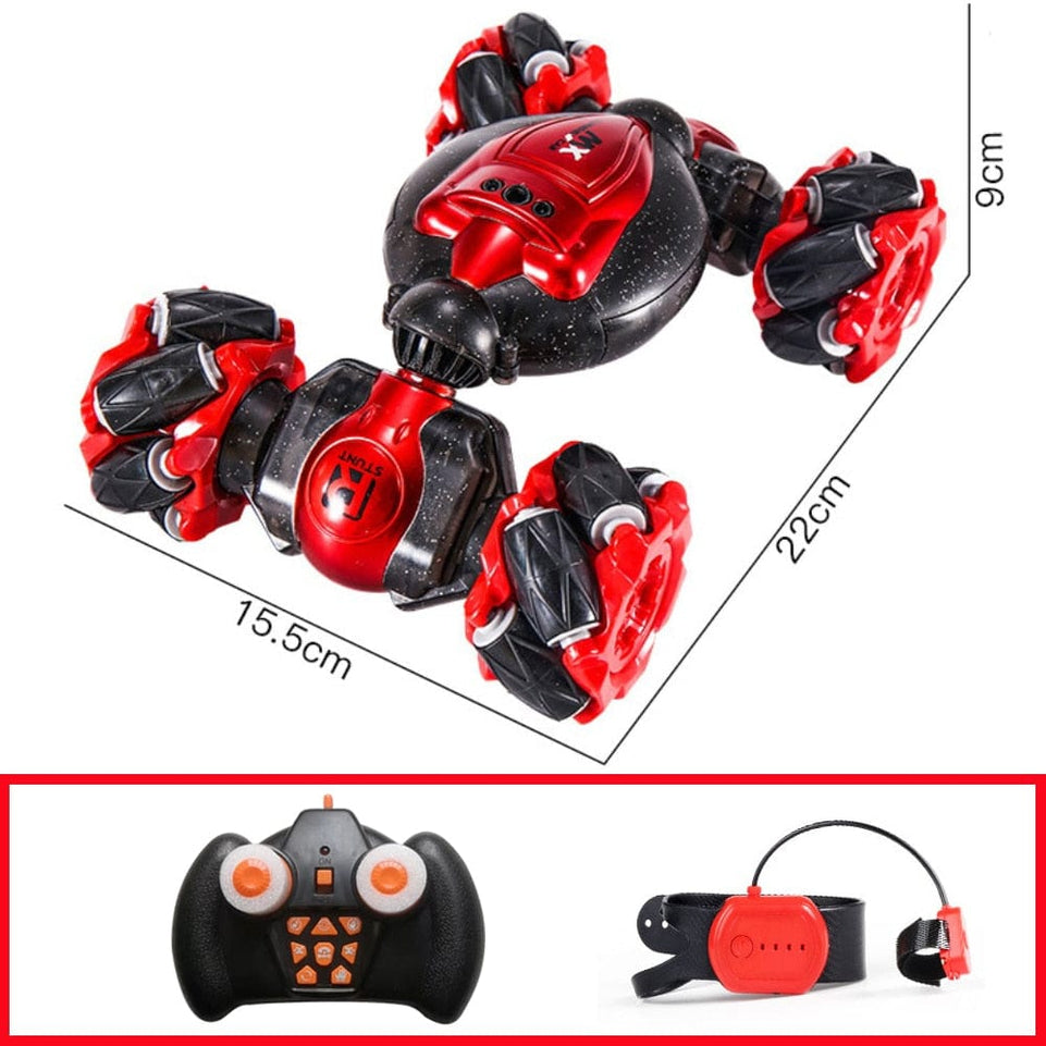Stunt Twister Remote Control Car Toys 2.4GHz 4WD Twist- Desert Cars Gesture Control Remote Mountain Climbing Car Gift To Kids