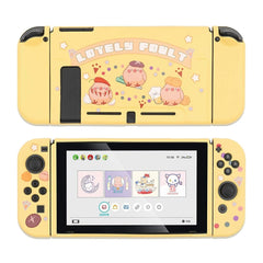 GeekShare Cute Parrot baby Cartoon Fairy League Dessert TPU Soft Cover Back Girp Shell For Nintendo Switch