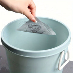 Hair Catchers Disposable for Shower Mesh Shower Drain Covers - Floor Sink Strainer Filter Mesh Stickers Bathroom Accessories