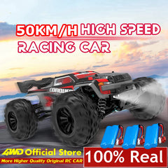 4WD 1:16 80KM/H Super Brushless 50KM/H Brushed RC Car 4x4 Off Road Remote Control High Speed Drift Monster Truck Toy  Kids Adult