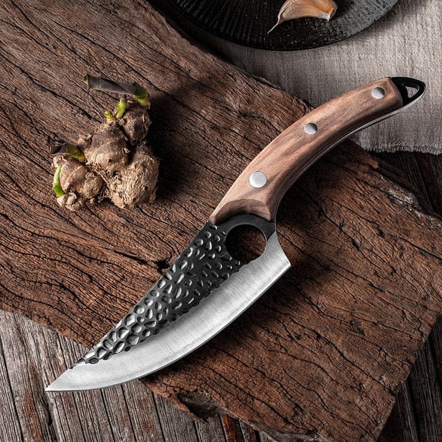 5.5" Meat Cleaver Hunting Knife Handmade Forged Boning Knife Serbian Chef Knife Stainless Steel Kitchen Knife Butcher Fish Knife - Wowza