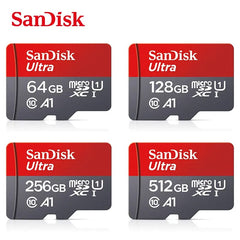 Sandisk Ultra micro sd 128GB 32GB 64GB 256GB 512GB A1 Micro SD Card SD TF Flash Card Memory Card Class 10 for Phone