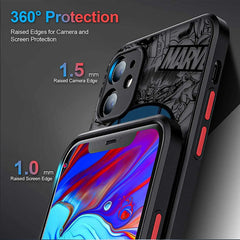 Phone Case For iPhone 15 11 14 13 12 Pro Max Mini X XR Xs 8 7 Plus 6 6S Silicon Cover Marvel Groot Spiderman Black Panther