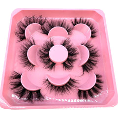 2023 New 5 pairs natural false eyelashes fake lashes long makeup 3d mink lashes eyelash extension mink eyelashes short eyelashes