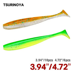 Soft Lures NEW SIZE 100mm 120mm T Easy Shiner Artificial Soft Baits Odour Added For Bass Fishing Wobblers