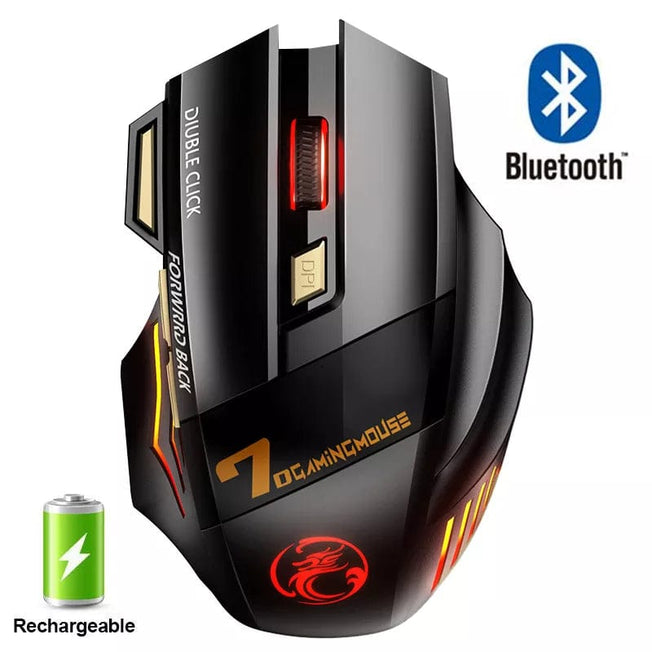 Rechargeable Wireless Mouse Bluetooth Gamer Gaming Mouse Computer Ergonomic Mouse With Backlight RGB Silent Mice For Laptop PC