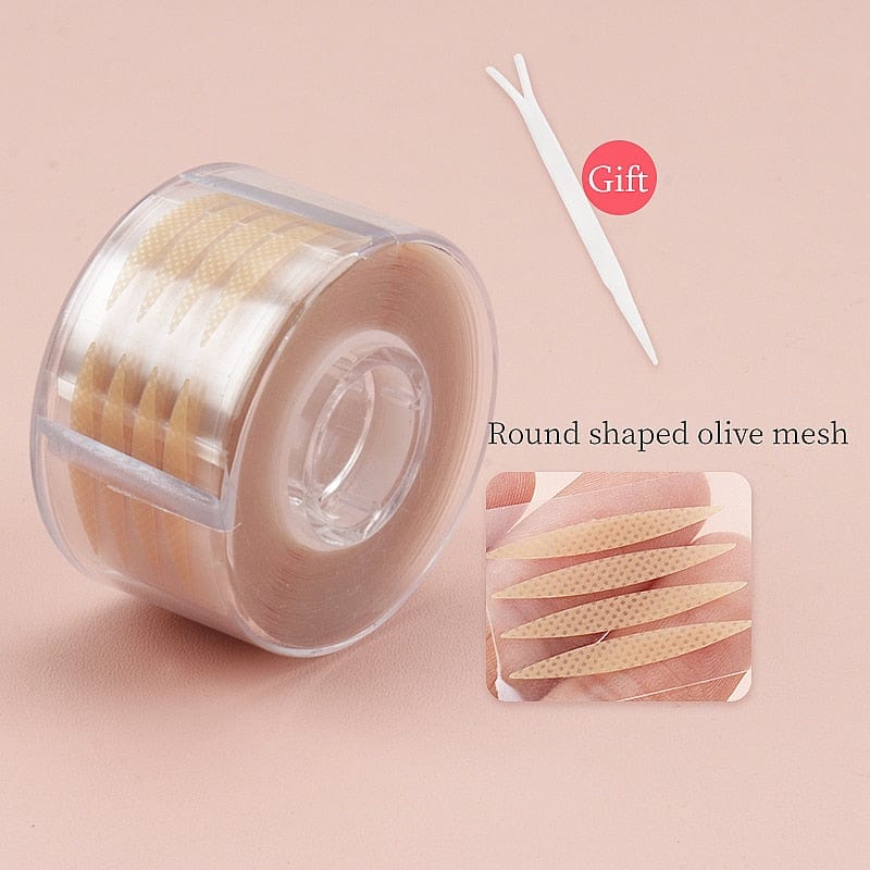 600Pcs/Box Big  Eyelid Tape Sticker Double Fold Self Adhesive Eyelid Tape Stickers S/L Makeup Clear Beige Invisible Tool