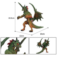 Hot Realistic Mythical Animal Model Dragon Figurines Simulation Monster Warcraft Firehawk Action Figure Children Colection Toys