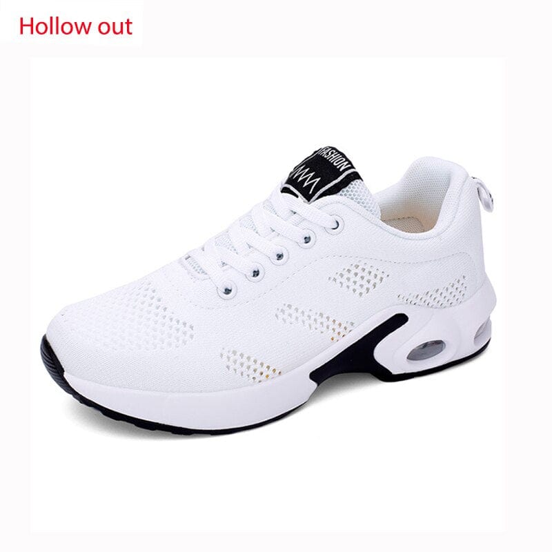 Fashion Lace Up Women Running Shoes Lightweight Sneakers Breathable Outdoor Sports Fitness Shoes Comfort Air Cushion