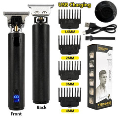 Electric Hair Clipper Hair Trimmer For Men Rechargeable Electric Shaver Beard Barber Hair Cutting Machine For Men Hair Cut