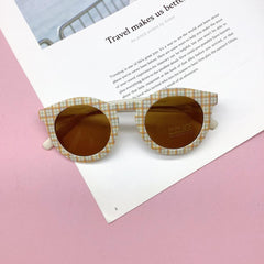 2023 New Fashion Children's Sunglasses Infant's Retro Solid Color Ultraviolet-proof Round Convenience Glasses Eyeglass For Kids