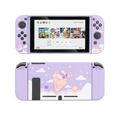 GeekShare Cute Parrot baby Cartoon Fairy League Dessert TPU Soft Cover Back Girp Shell For Nintendo Switch