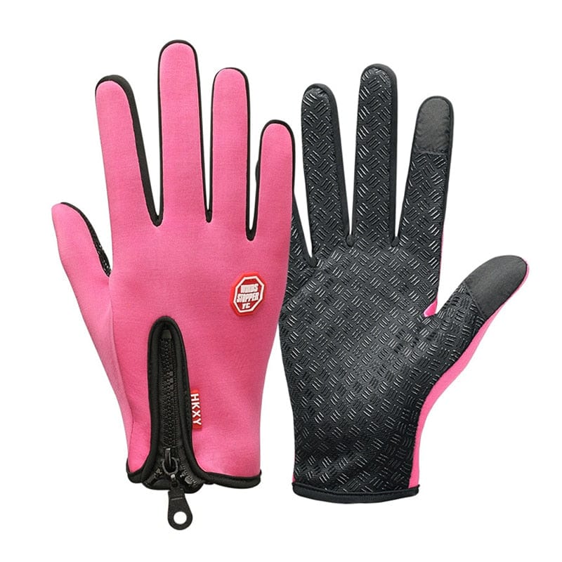Outdoor Winter Gloves Waterproof Moto Thermal Fleece Lined Resistant Touch Screen Non-slip Motorbike Riding Gloves For Men Women