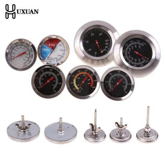 Stainless Steel BBQ Smoker Grill Thermometer Temperature Gauge 50-800 Degrees Fahrenheit 10-400/50-350/50-500 Degrees Celsius