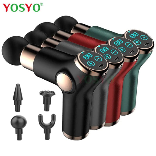 Vibration Massage Machine Muscle Relaxation Rechargeable Fascial Gun  Neck And Back Compression Massager Portable Fitness Device