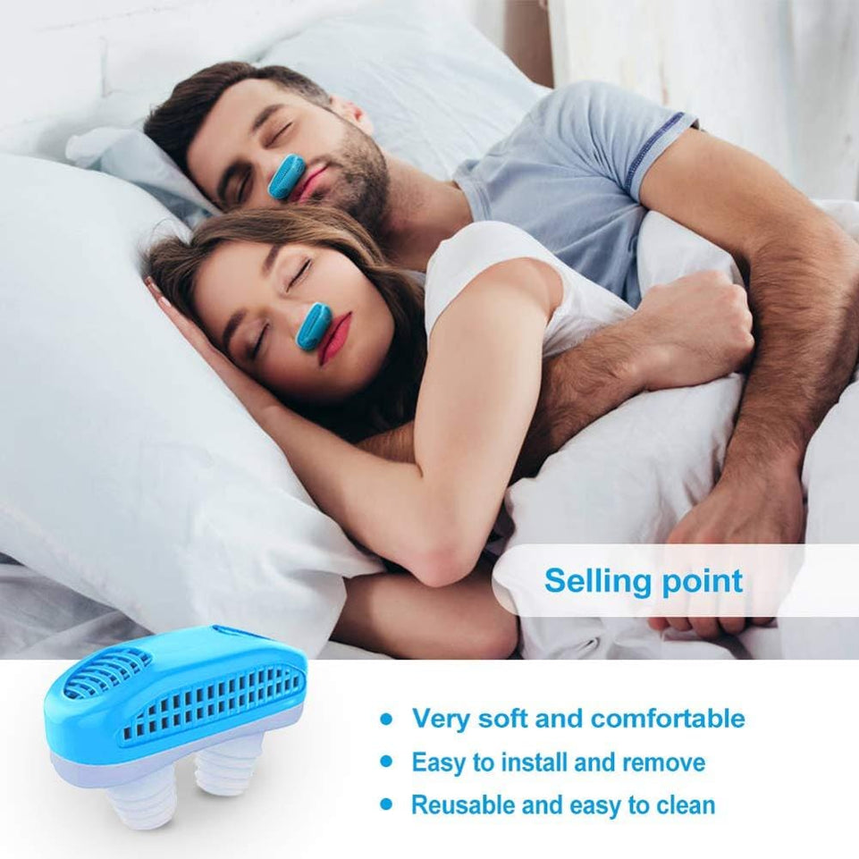 Silicone Anti Anoring Nasal Dilators Anti Snore Nose Clip Sleep Tray Sleeping Aid Apnea Guard Night Device