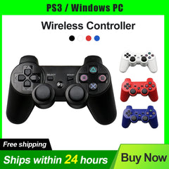 PS3 Controller Support Bluetooth Wireless Gamepad for Play Station 3 Joystick Console for PS3 Control For PC