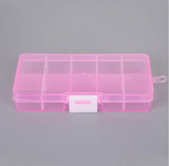 Plastic Jewelry Boxes Plastic Tool Box Adjustable Craft Organizer Storage Beads Bracelet Jewelry Boxes Packaging