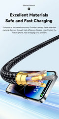 Iphone USB C Cable For iPhone 14 13 12 11 Pro Max Xs 8 Plus iPad Macbook Wire 29W PD Fast Charging Type C To Lighting Data Cord