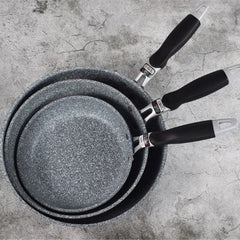 Stone Frying Wok Pan Non-stick Ceramic Pot Induction Fryer Steak Cooking Gas Stove Skillet Cookware Tool for Kitchen Set