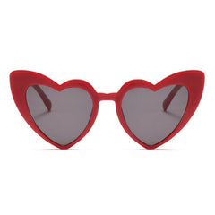 RBRARE Love Heart Sunglasses Women Big Frame Personality Sunglass Fashion Cute Sexy Retro Cat Eye Vintage SunGlasses Pink Female