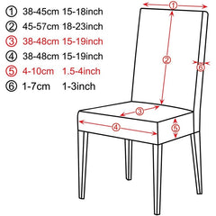 3 Sizes Waterproof Fabric Chair Cover Stretch Seat Chair Covers For Hotel Party Banquet Wedding Bar Chair Slipcovers Home Decor