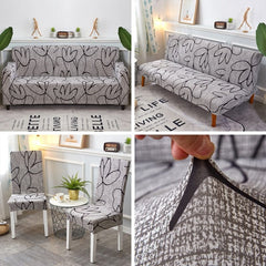 Printed Stretch Chair Cover Big Elastic Seat Chair Covers Office Chair Slipcovers Restaurant Banquet Hotel Home Decoration