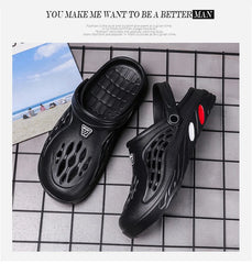 Men Sandals Light EVA Men's Casual Shoes Hole Shoes Clogs Lovers Home Garden Outdoor Male Beach Flat Slippers Big Size 49