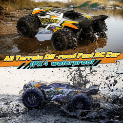 4WD 1:16 80KM/H Super Brushless 50KM/H Brushed RC Car 4x4 Off Road Remote Control High Speed Drift Monster Truck Toy  Kids Adult