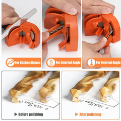 Drill Bit Sharpener ,Electric Impact Drill Knife Sharpener ,Disposable Double-sided Polishing