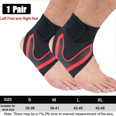 GOBYGO  Sport Ankle Support Elastic High Protect Sports Ankle Equipment Safety Running Basketball Ankle Brace Support