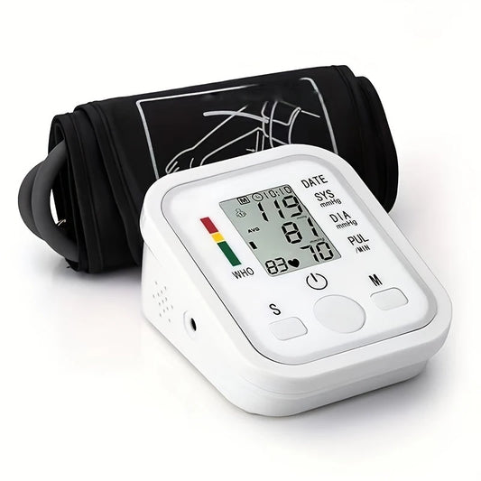 Blood Pressure Monitor Upper Arm Automatic Tonometer Digital Blood Pressure Meter BP Medical Sphygmomanometer Pulse