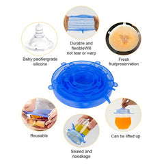 Silicone Cover Fresh-keeping Stretch Lid Reusable Airtight Cap Wrap Kitchen Accessories Refrigerator Storage