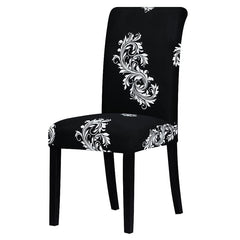 Printed Stretch Chair Cover Big Elastic Seat Chair Covers Office Chair Slipcovers Restaurant Banquet Hotel Home Decoration