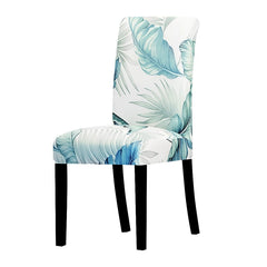 Printed Stretch Chair Cover Big Elastic Seat Chair Covers Office Chair Slipcovers Restaurant Banquet Hotel Home Decoration