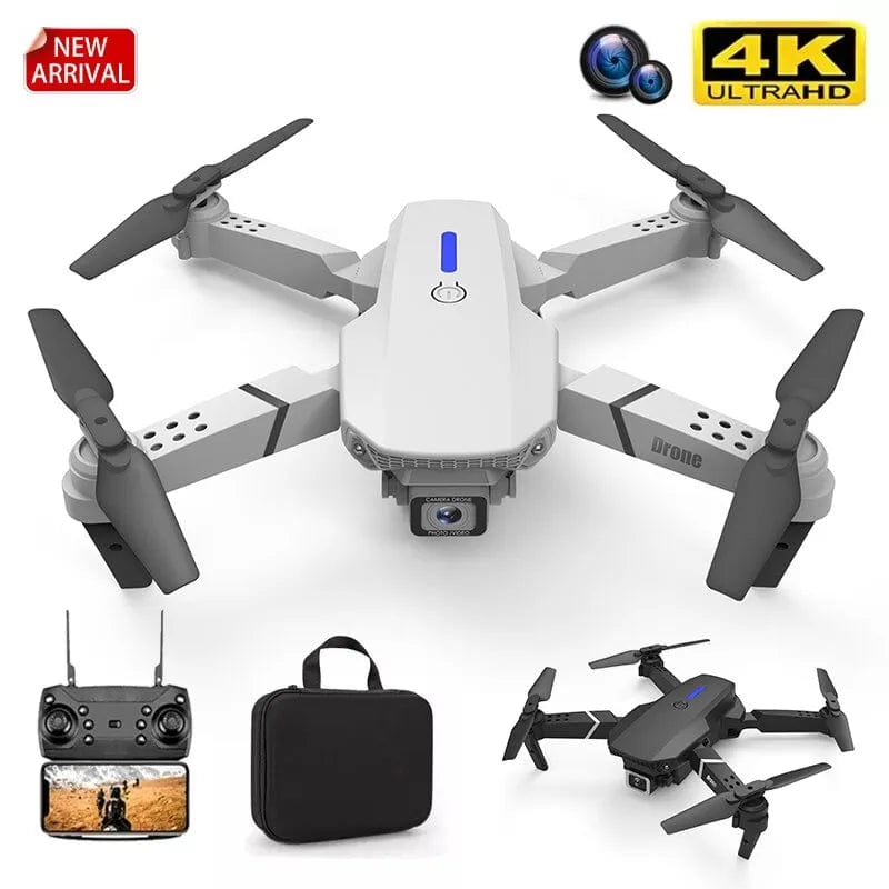 RC Drone 4K 1080P Wide Angle HD Camera Foldable Helicopter WIFI FPV Height Hold Gift Toy