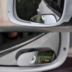 Car Blind Spot Mirrors Car Safety Driving 2pcs HD Frameless Reversing Wide-angle Rear Mirror Rearview Auxiliary Parking