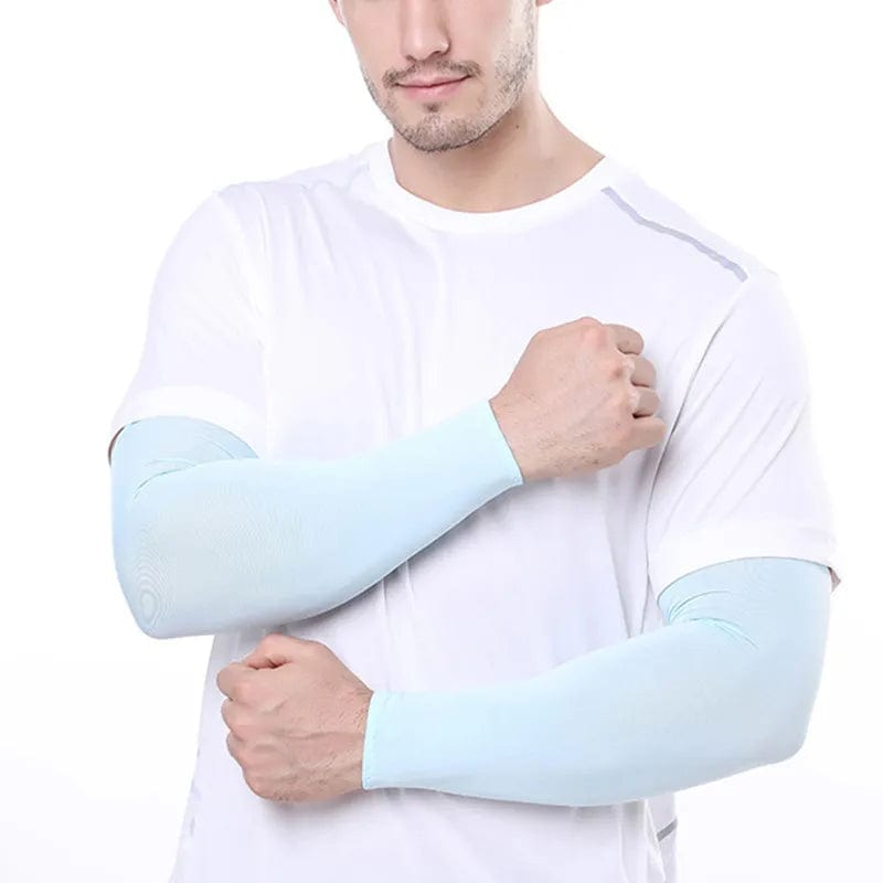 Arm Sleeves Warmers Sports Sleeve Hand Cover Cooling Sun UV Protection Cooling Warmer Running Fishing Cycling Breathable Sleeves