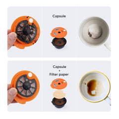 ICafilas Eco-Friendly Reusable Filter Refillable Espresso Coffee Maker Capsules For Bosch Machine Tassimo Coffee Pod - Wowza