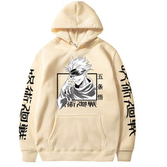 Jujutsu Kaisen Hoodie Hip Hop Anime Pullovers Tops Loose Long Sleeves Autumn Man Cloth