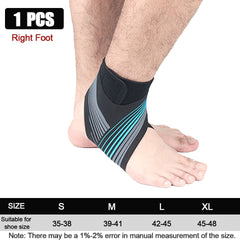 GOBYGO  Sport Ankle Support Elastic High Protect Sports Ankle Equipment Safety Running Basketball Ankle Brace Support