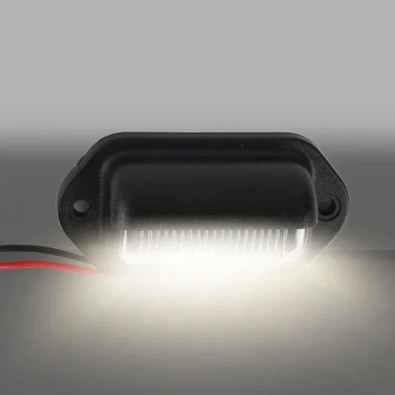 2Pcs 6 LED License Plate Lights Universal Car Truck RV Trailer Van License Taillight Waterproof Rear Lamps Tools Accessories