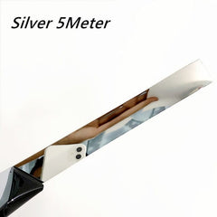 Mirror Wall Sticker 5M Stainless Steel Flat Living Room Decoration Lines Titanium Background Wall Ceiling Edge Strip Gold Tape